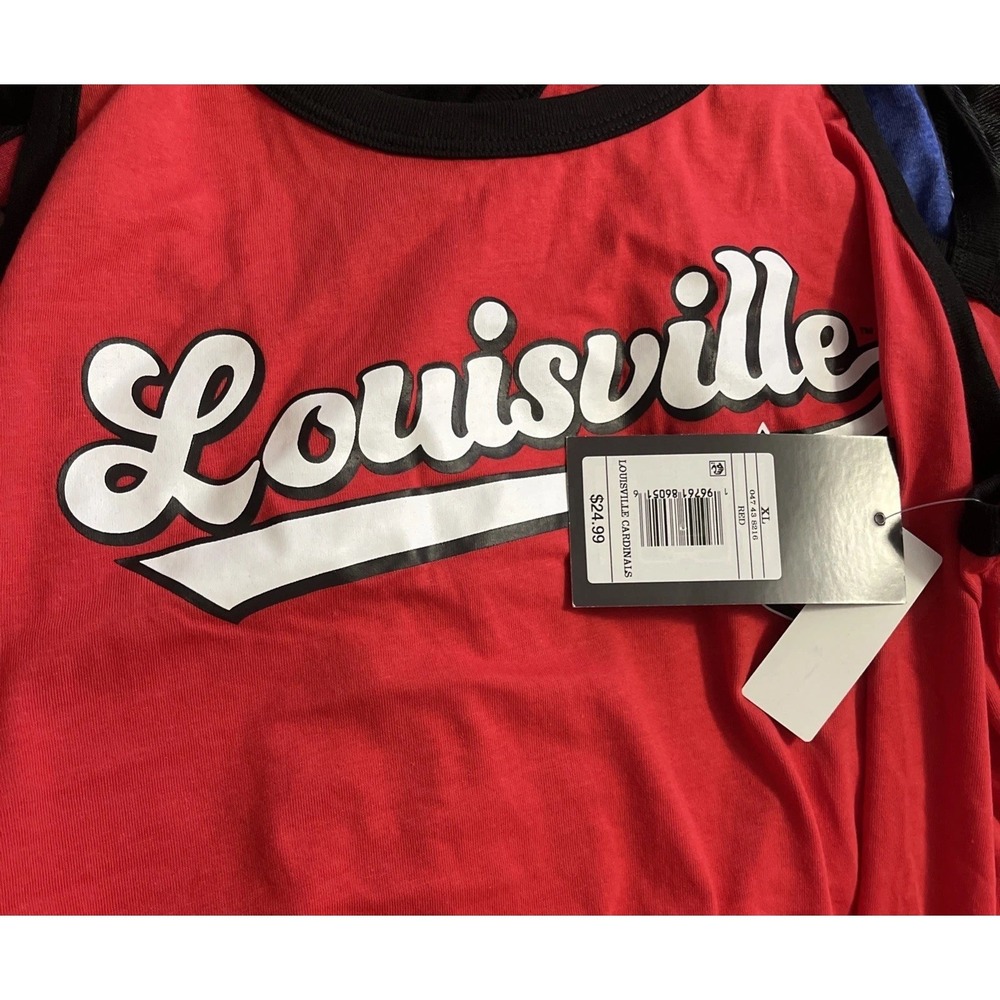 Louisville Cardinals NCAA Classic Fit Tailgate Tank Top Tee Womens XL Summer Fan